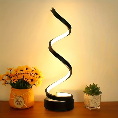 USB Powered Adjustable Spiral LED Desk Lam