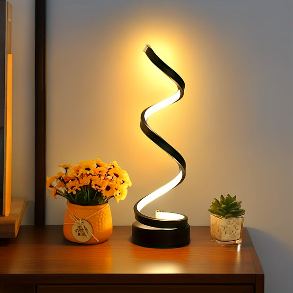 USB Powered Adjustable Spiral LED Desk Lam